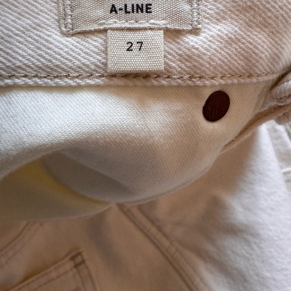 Madewell Cream Mini Skirt - Picture 6 of 6